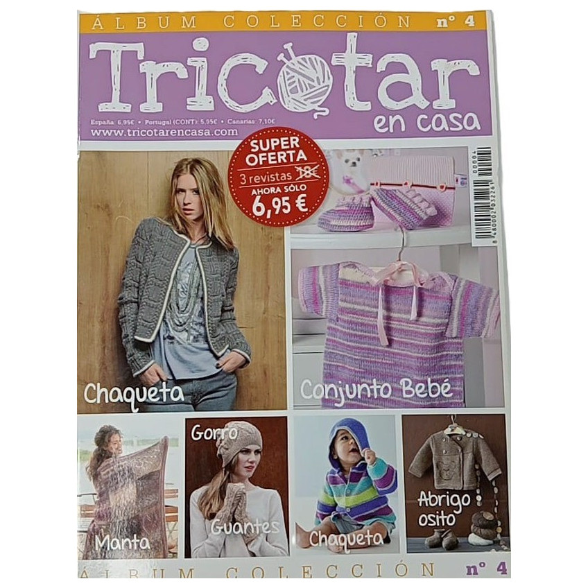 Tricotar en Casa Album coleccion num 4