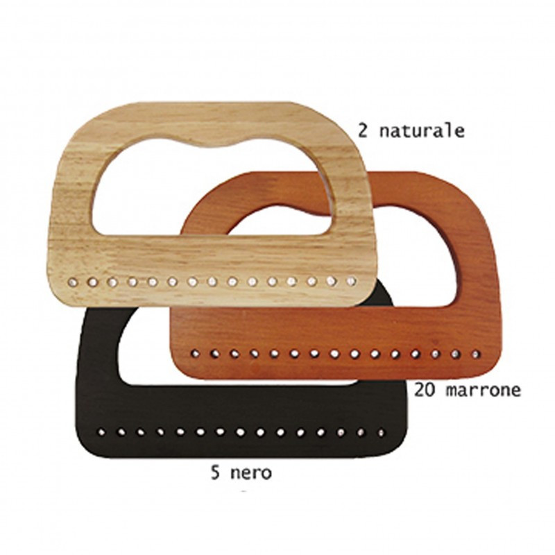Conjunto de Asas madera para Bolso Naturale