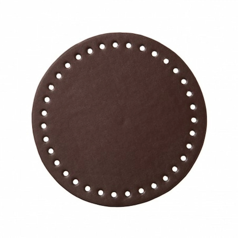Fondo de bolso polipiel Marron Oscuro de 18 cm