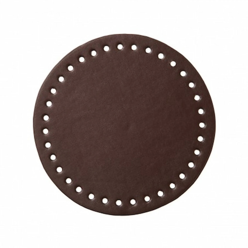 Fondo de bolso polipiel Marron Oscuro de 18 cm