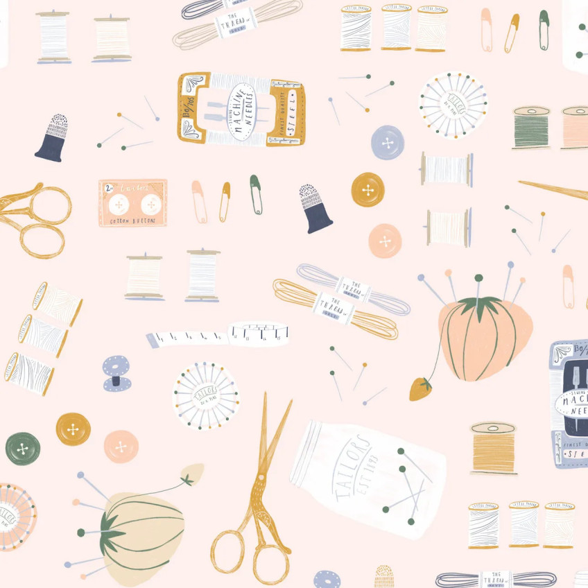 Tela Poplin A/W Haberdashery Main  PAW112 (2101-112)