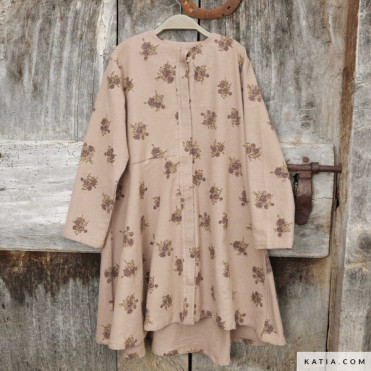 Tela Flannel Cotton Print Roses Rights A/W 2105-9