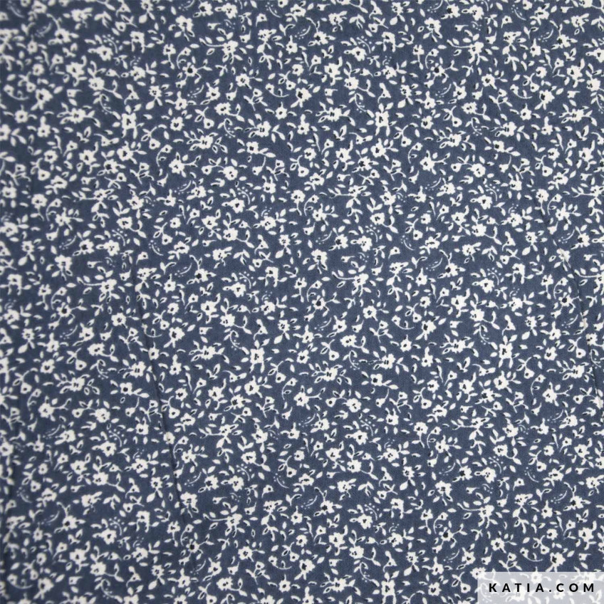 Tela Flannel Cotton Print Rain Flowers A/W 2105-12