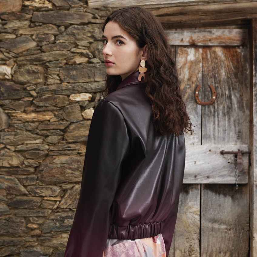 Vegan Leather Degradé Wine 2273-2