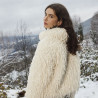 Feather Hair Vegan Fur Ivory 2278-1