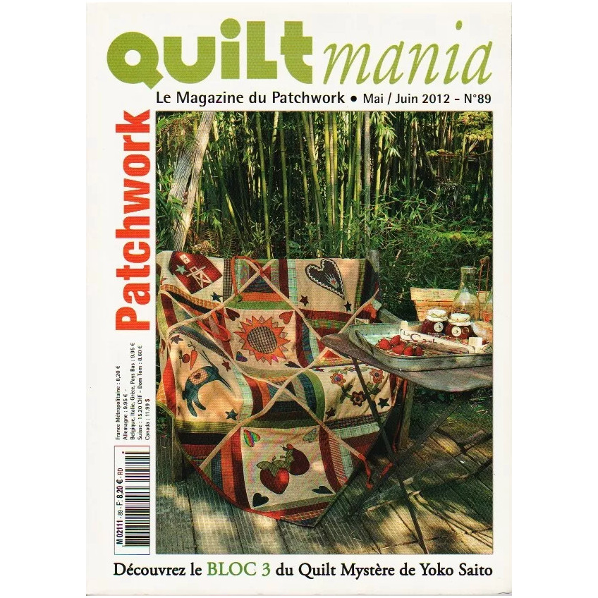 Revista  Patchwork Quiltmania 89