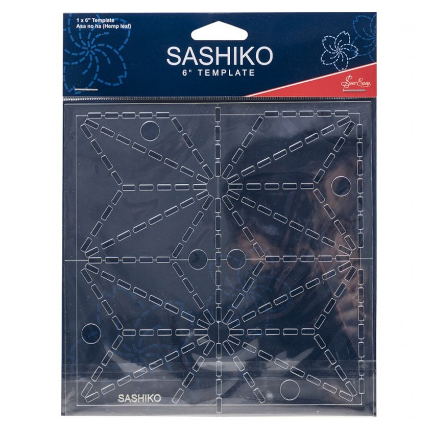 Plantilla Sashiko 6"