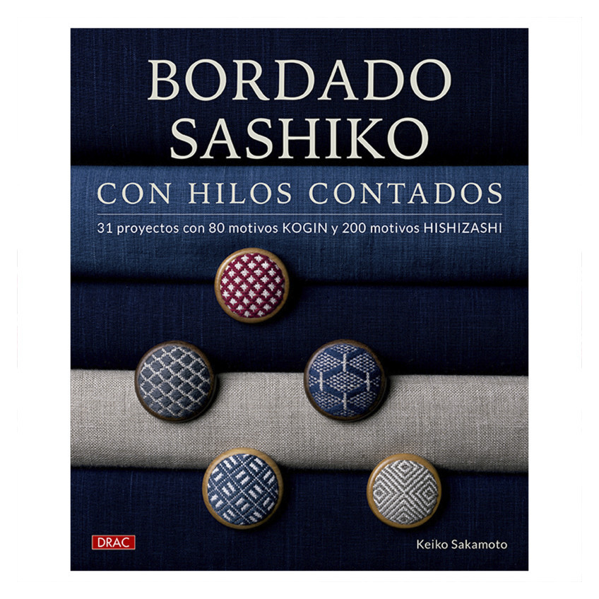Bordado Sashiko con hilos contados