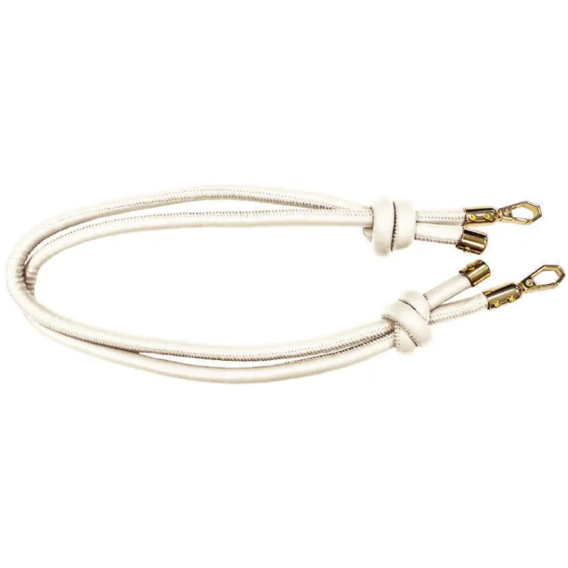 Asa de bolso polipiel Crudo bandolera bolso de 65-110 mm con mosquetón final en dorado