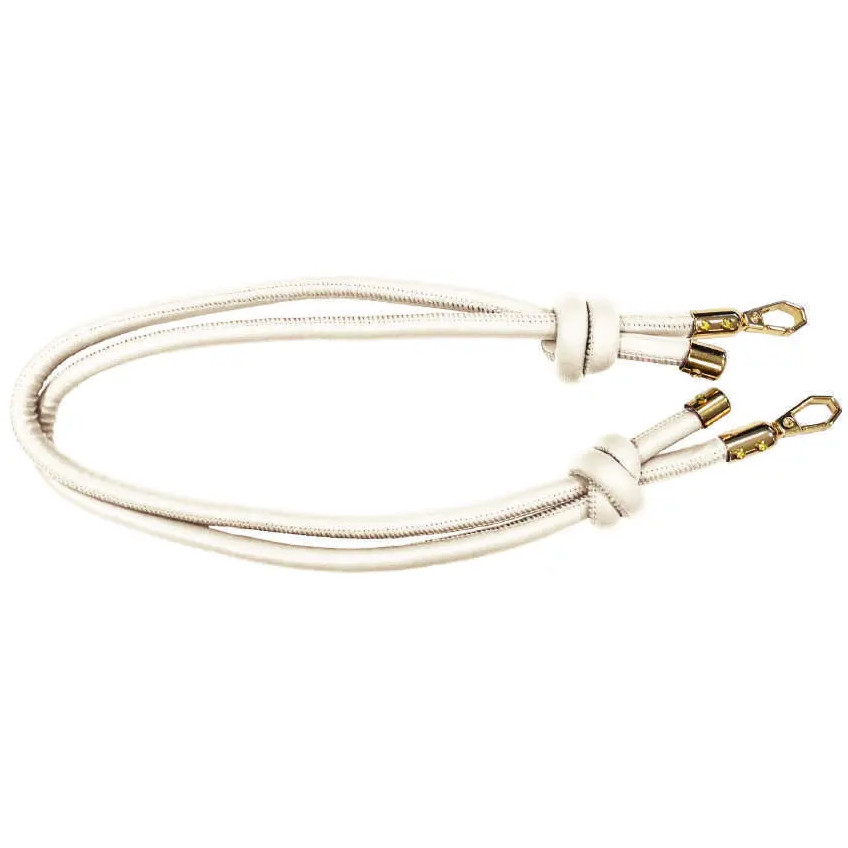 Asa de bolso polipiel Crudo bandolera bolso de 65-110 mm con mosquetón final en dorado