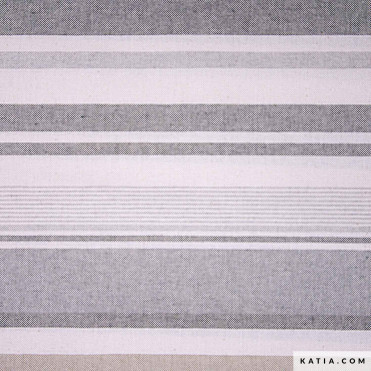 Recycled Canvas Stripes Graphite  RCS7 (2081-7)