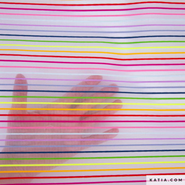 Tela Multicolor Mesh Translucent  (2289-1)