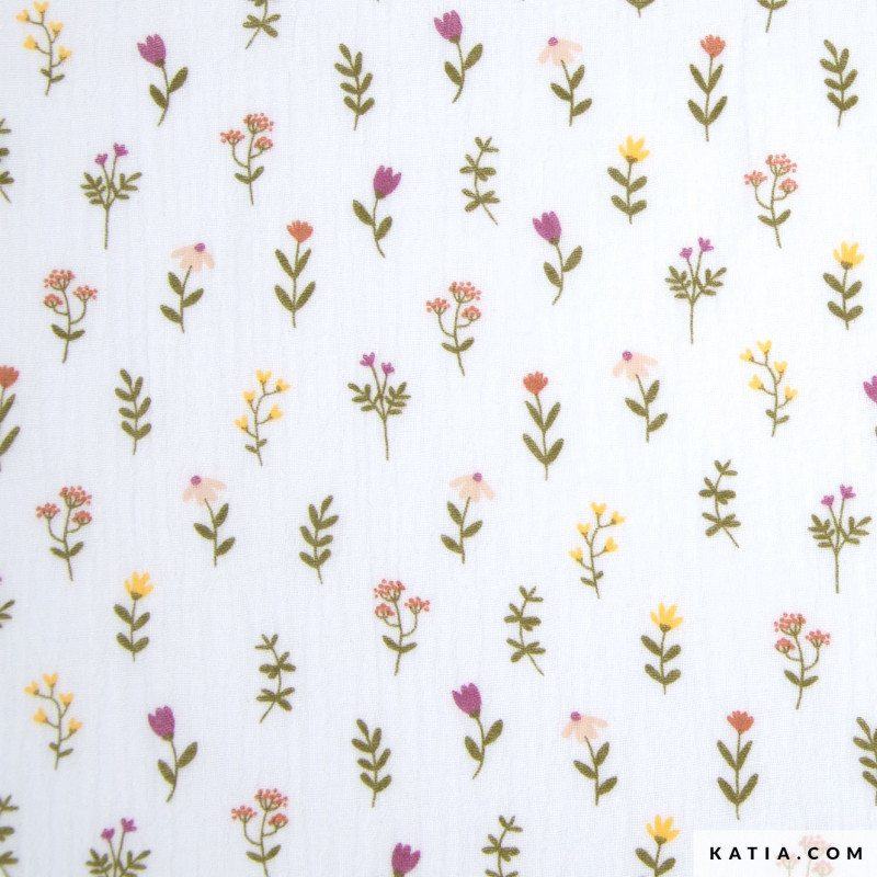 Mousseline Print Andes Flowers (2111-16)