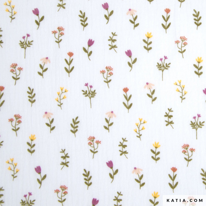 Mousseline Print Andes Flowers (2111-16)