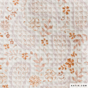 Waffle Print Paisley Sea Lion (2312-2)