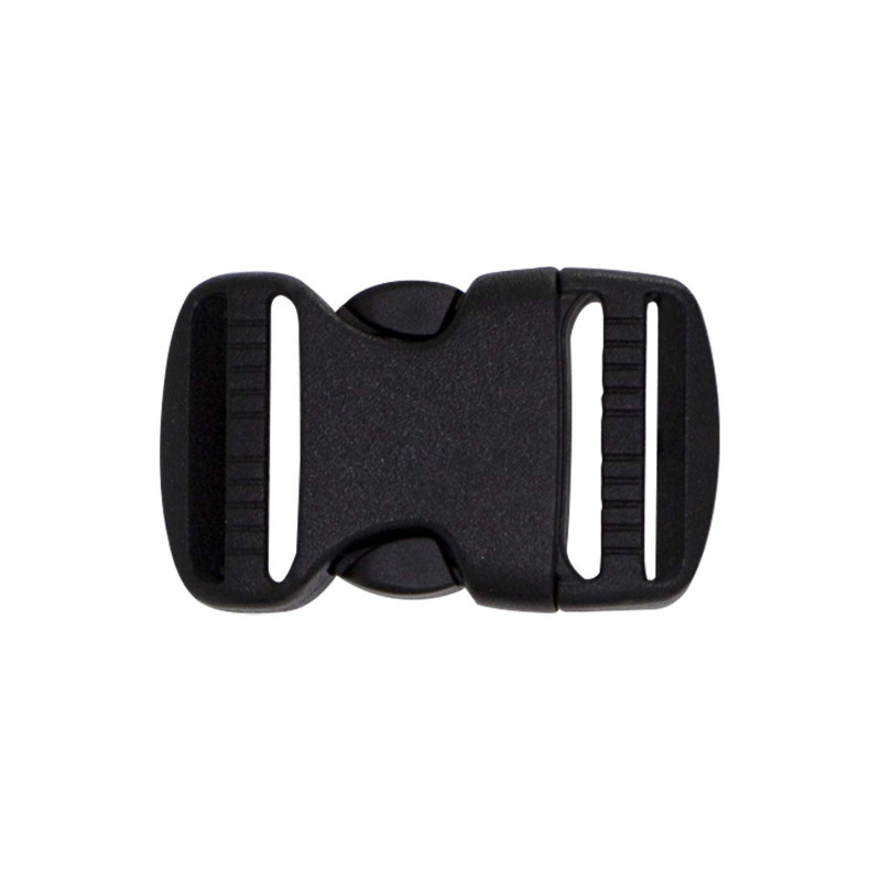 Hebilla de mochila Negra Grande 30 mm