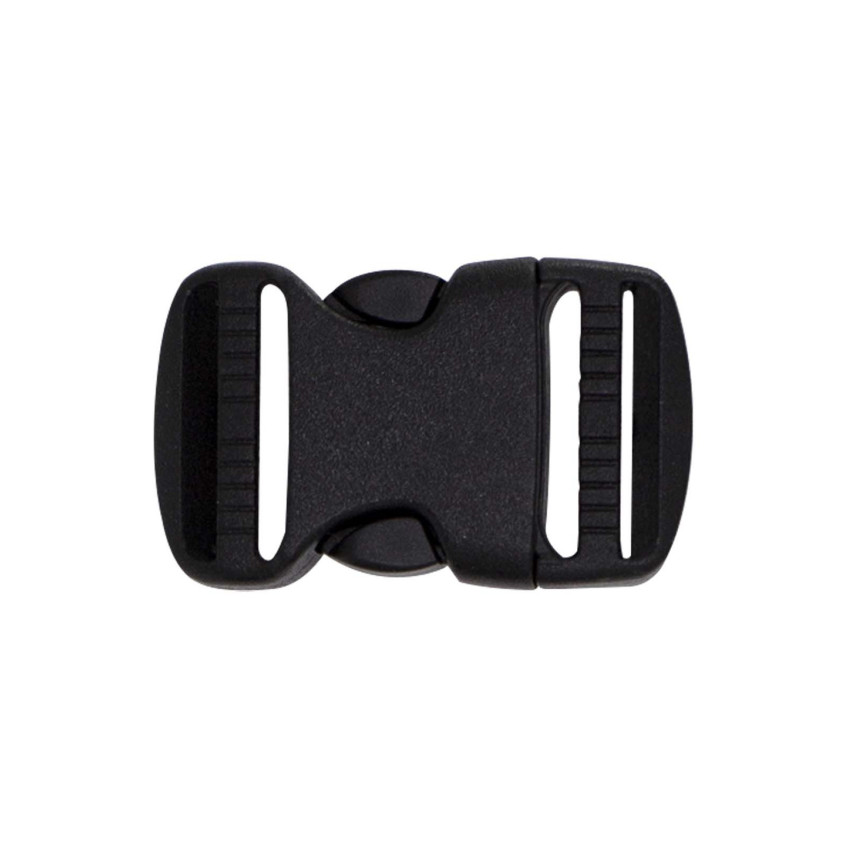 Hebilla de mochila Negra Grande 30 mm