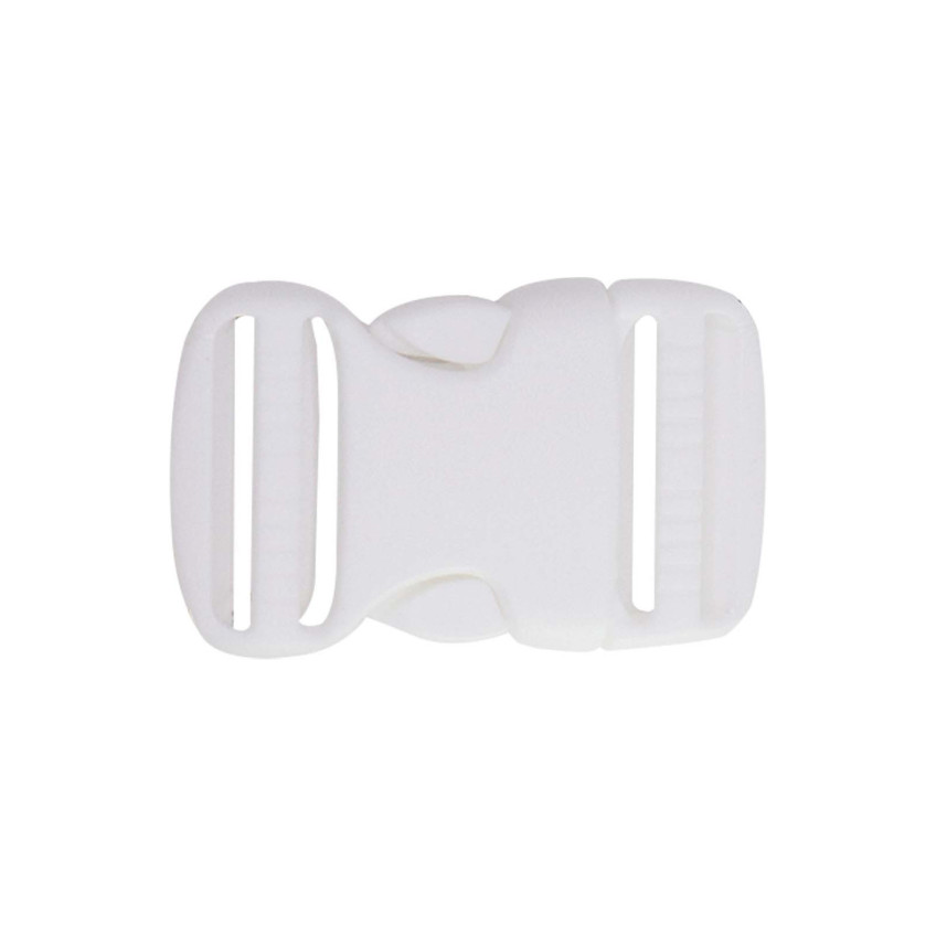 Hebilla de mochila Blanco Grande 30 mm