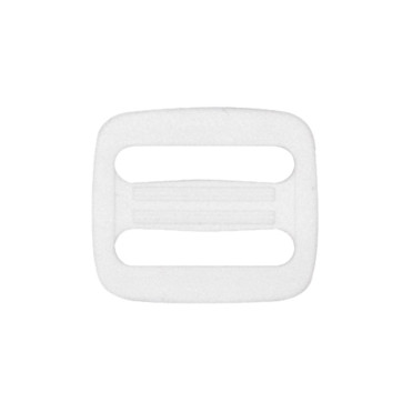 Hebilla de Tensor plastico Blanco grande 30 mm