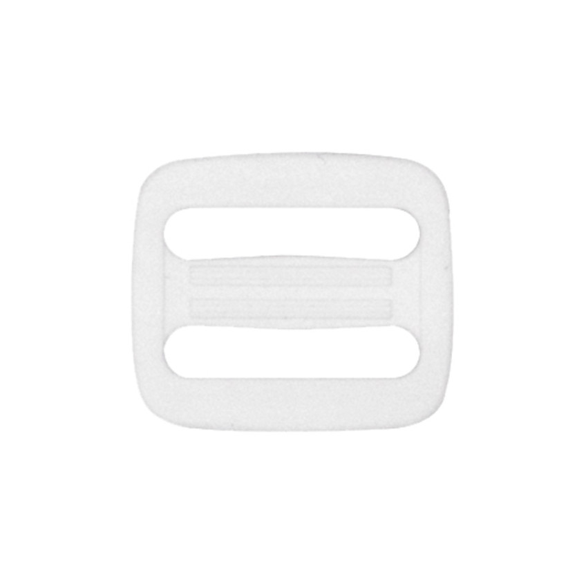 Hebilla de Tensor plastico Blanco grande 30 mm