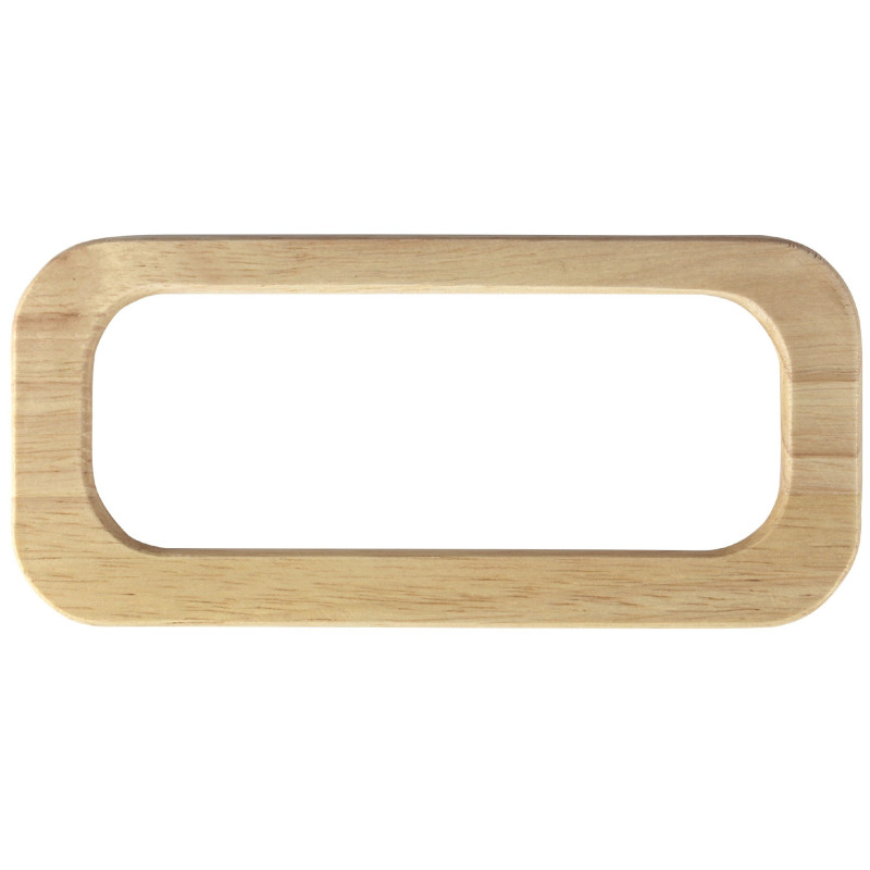 Asas de bolso Madera Color Natural