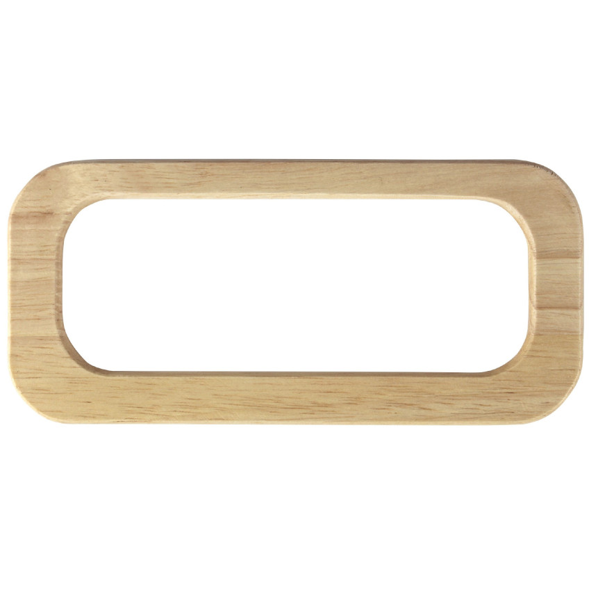 Asas de bolso Madera Color Natural