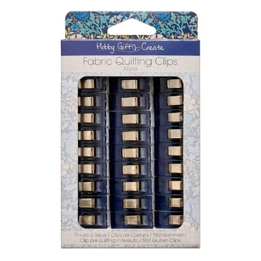 Pinza Plastico Quilters Azules Hobby Gift Blue