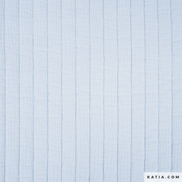 Padded Mousseline Solid Padded Baby Blue (2152-115)