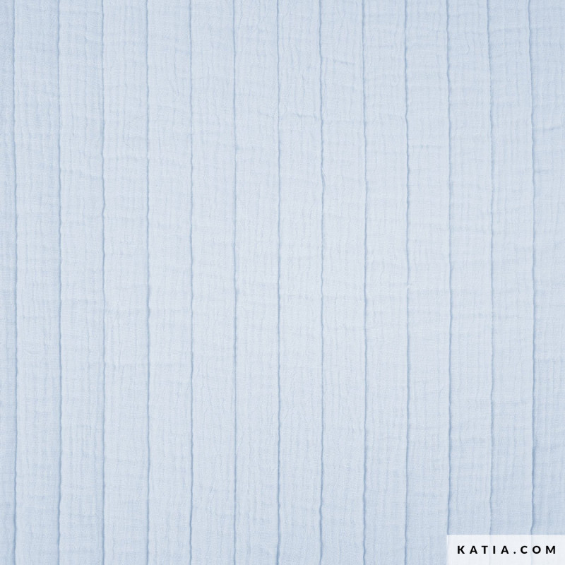 Padded Mousseline Solid Padded Baby Blue (2152-115)