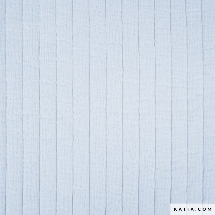 Padded Mousseline Solid Padded Baby Blue (2152-115)