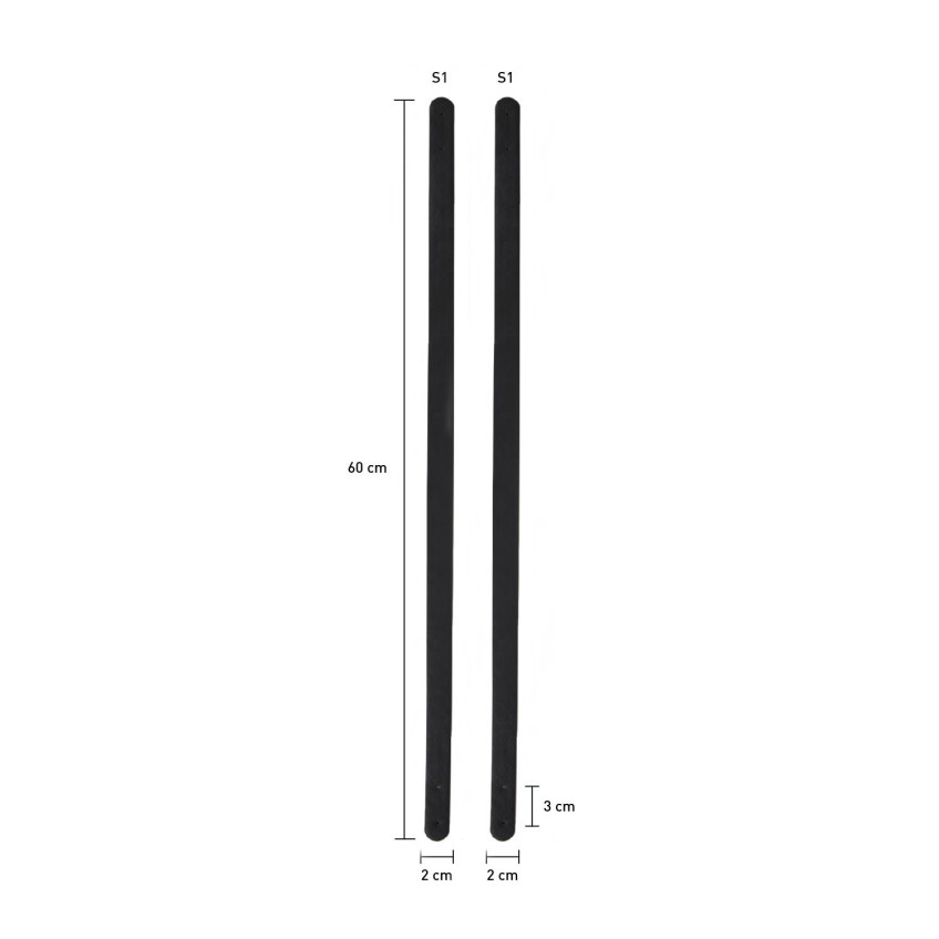 Asa de Piel Sintetica para Bolsos de Katia - 60 cm (7899)