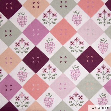 Poplin A/W Diamond Mosaic PAW252 (2101-252)