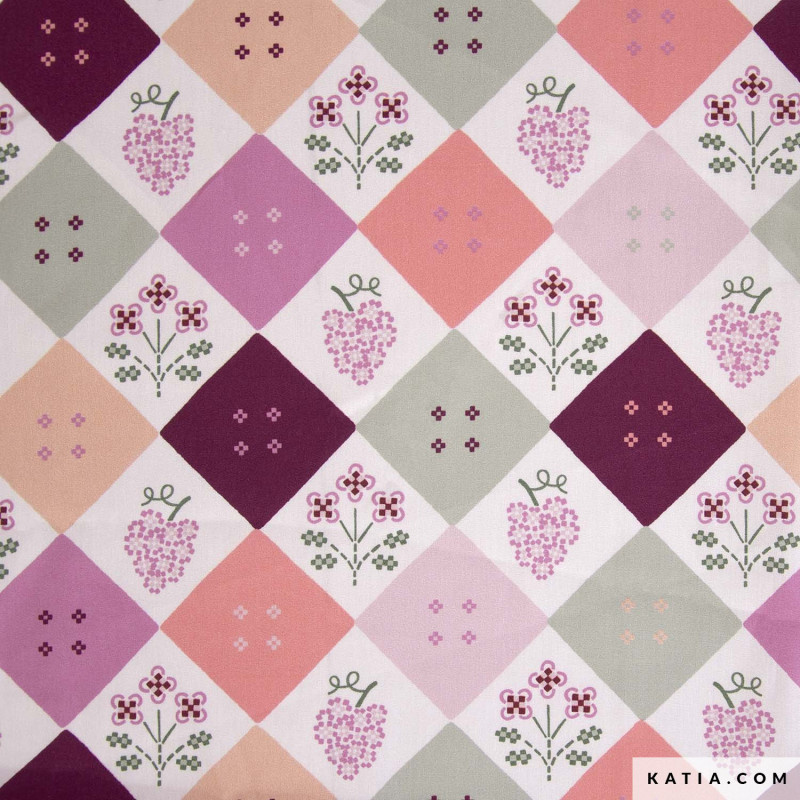 Poplin A/W Diamond Mosaic PAW252 (2101-252)