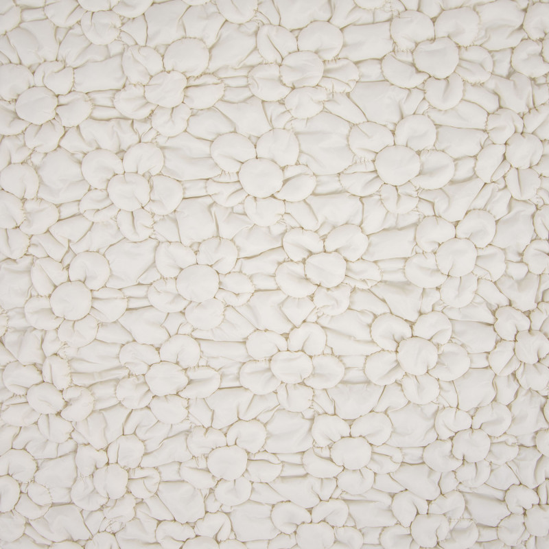 Flowers Padded Nylon Ivory (2365-1)