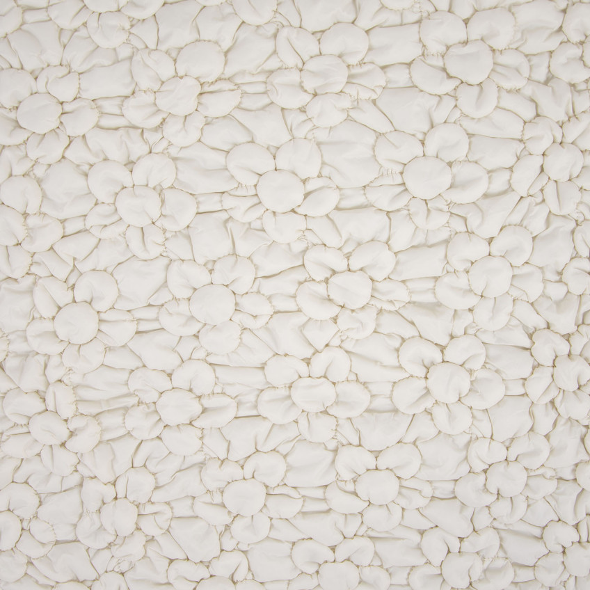 Flowers Padded Nylon Ivory (2365-1)