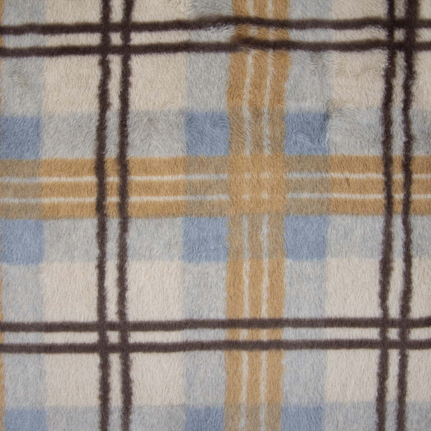 Vegan Fur Print Autumn Check (2351-1)