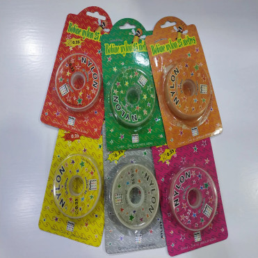 Bobina Nylon 25m 0,25 de varios colores