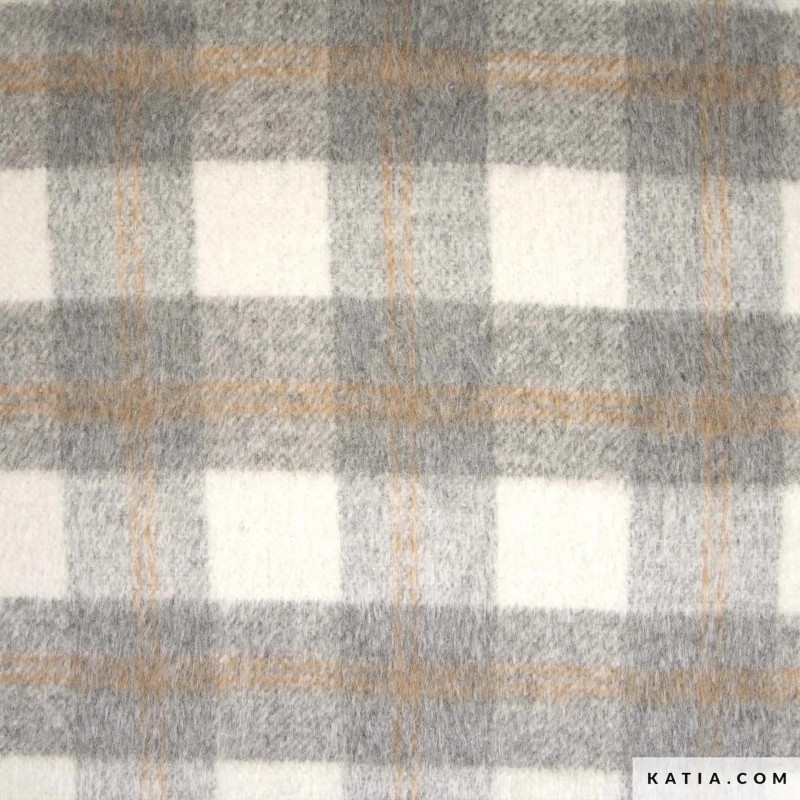 Plaid Brushed Coat Winter Time (2369-1)