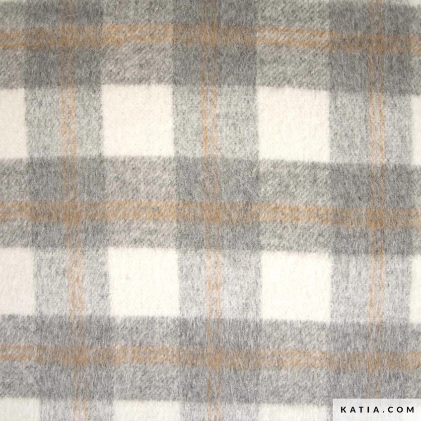 Plaid Brushed Coat Winter Time (2369-1)