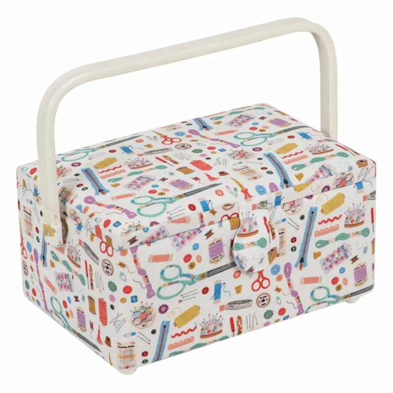 Costurero en Beis con estampado de Costura - Bandeja interior HGMP/660