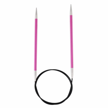 Agujas Circulares Fijas de 80 cm Zing de 3,5 mm