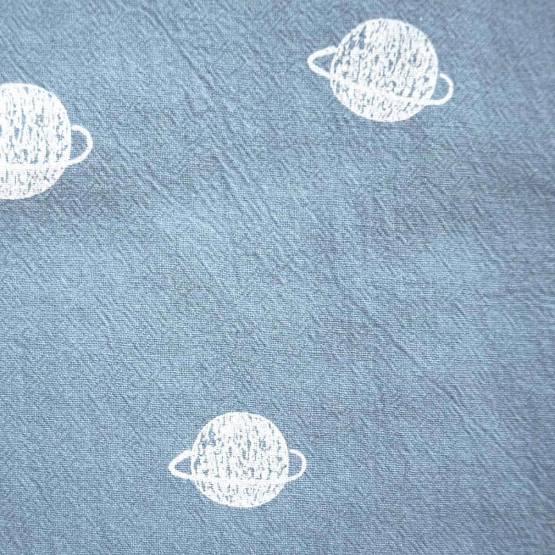 Tela Rustic Cotton Cosmos Jade RC10