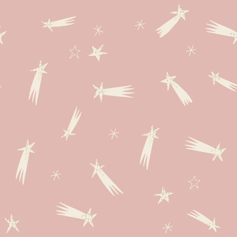 Tela Sweat Gold Fairy Tooth Stars SG2