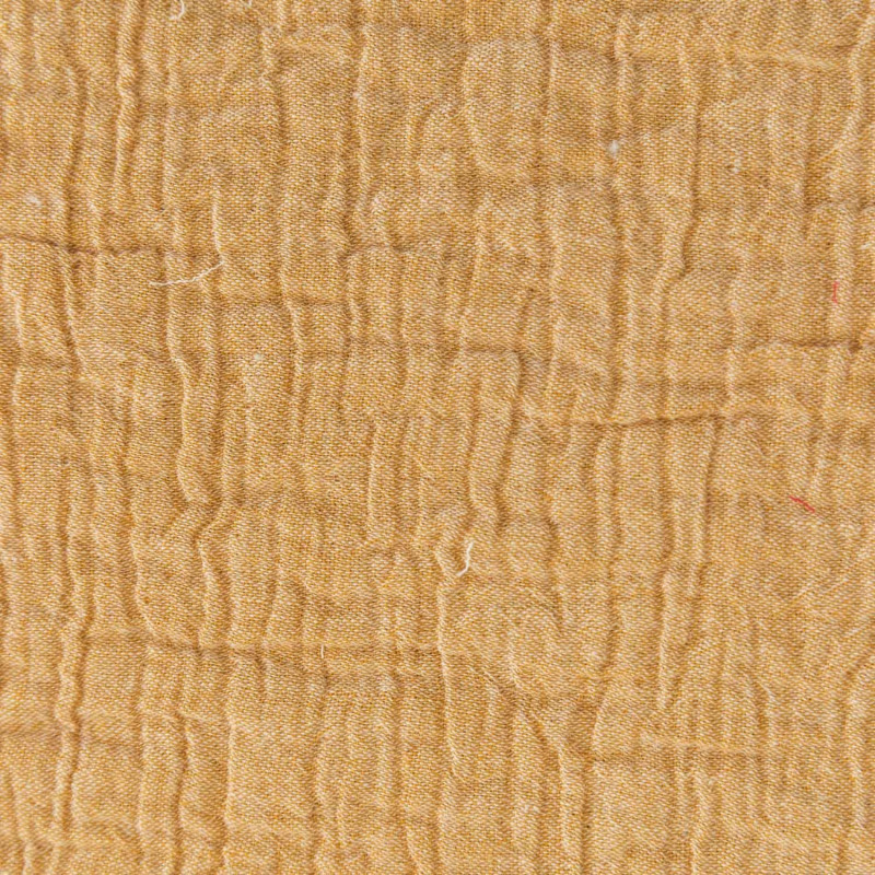 Tela Mousseline Chambray Mustard MC305