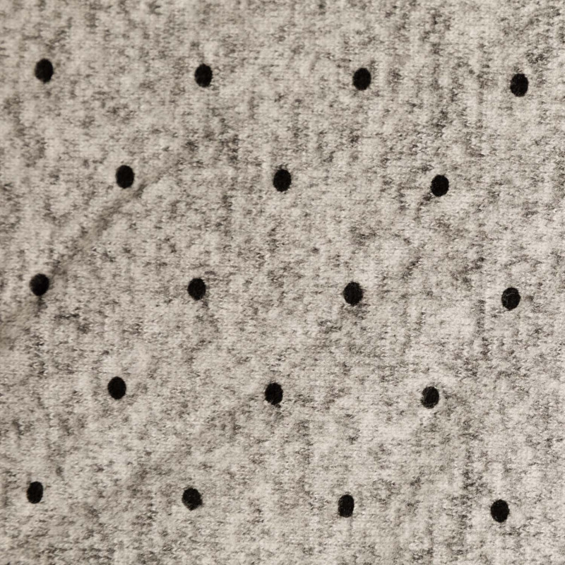 Tela French Tery Dots Glacier Grey FTD1