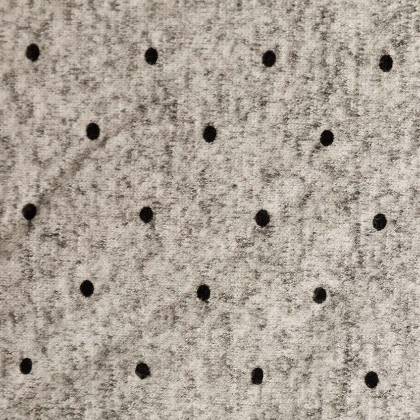 Tela French Tery Dots Glacier Grey FTD1