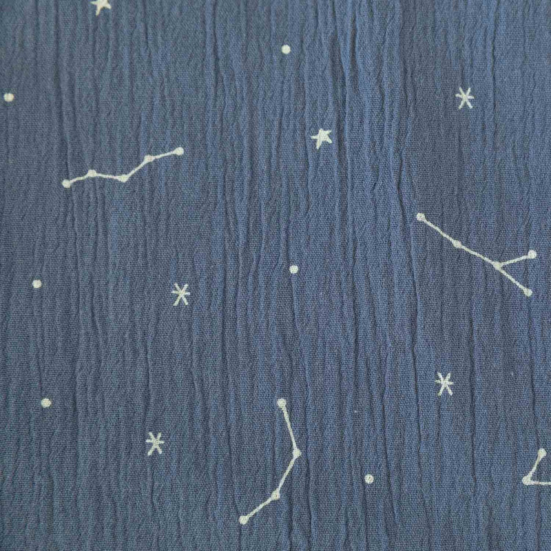 Tela Bambula Print Stars Country Blue BP4