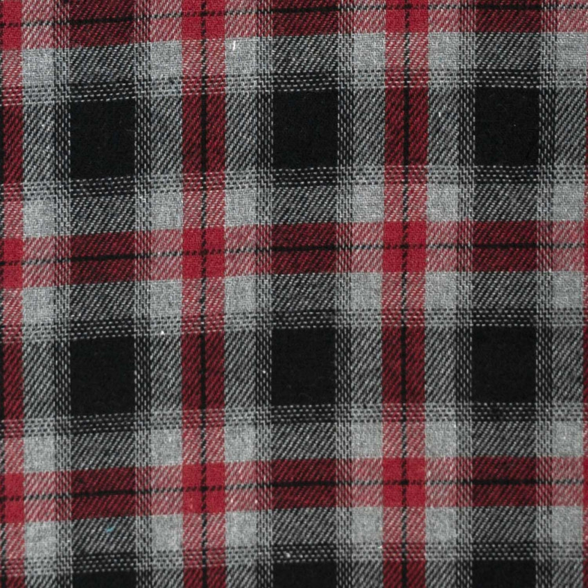Tela Viyella Scotch Red & Graphite 2191-3