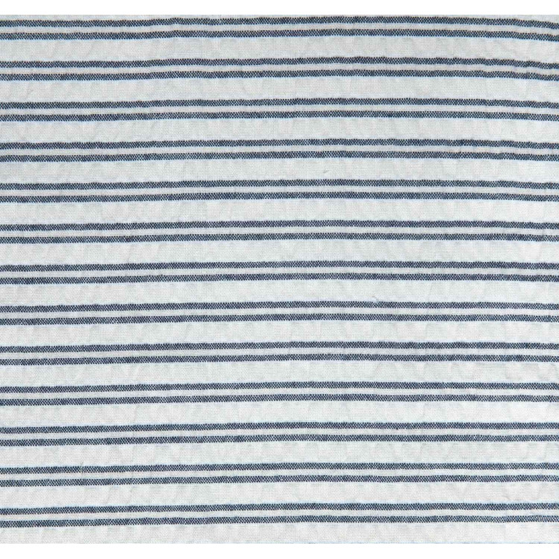 Tela Nautic Doble Stripes Cotton Navy & Ecru NDS2 2073-2