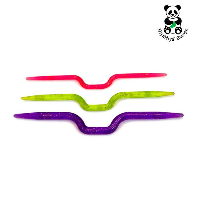 Agujas para trenzar de plastico